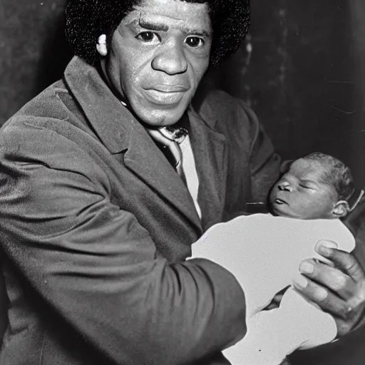 james brown as a newborn Stable Diffusion