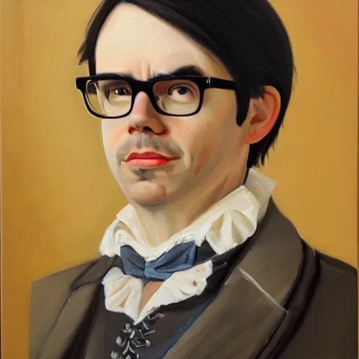 oil painting portrait of rivers cuomo as a french Stable Diffusion