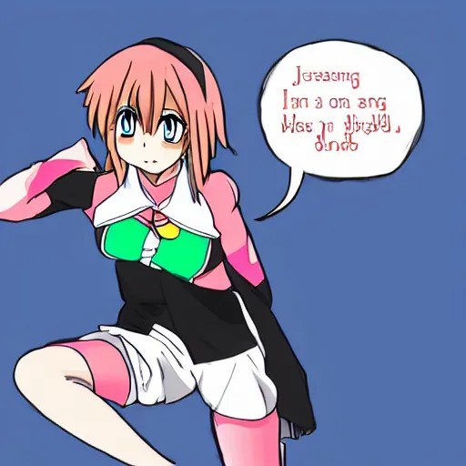 anime girl shrugging Stable Diffusion OpenArt