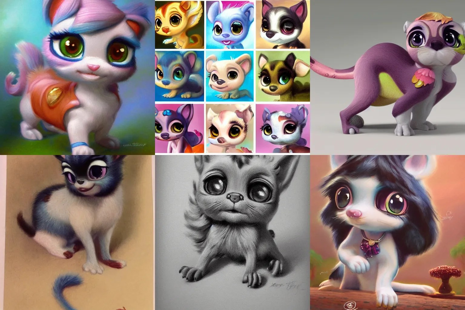 3d Littlest Pet Shop animal, realistic scales, master Stable