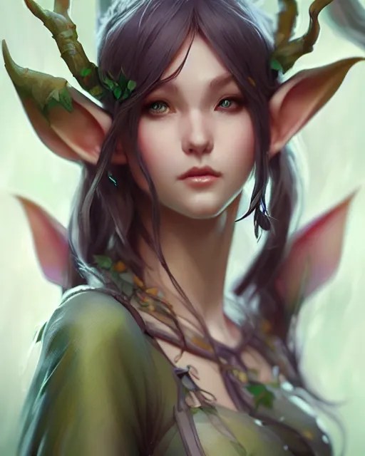 character concept art of a forest elf, key visual, Stable Diffusion