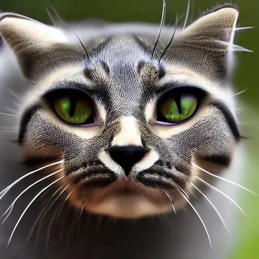 a feline cat frog hybrid, animal photography Stable Diffusion