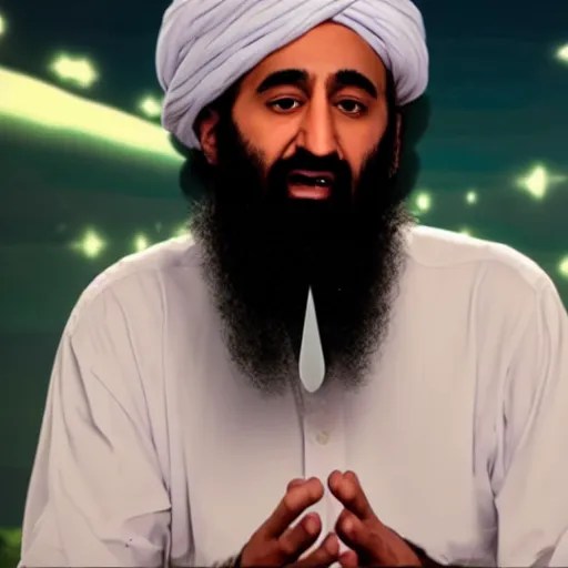 osama bin laden rapping 4k quality super realistic Stable Diffusion