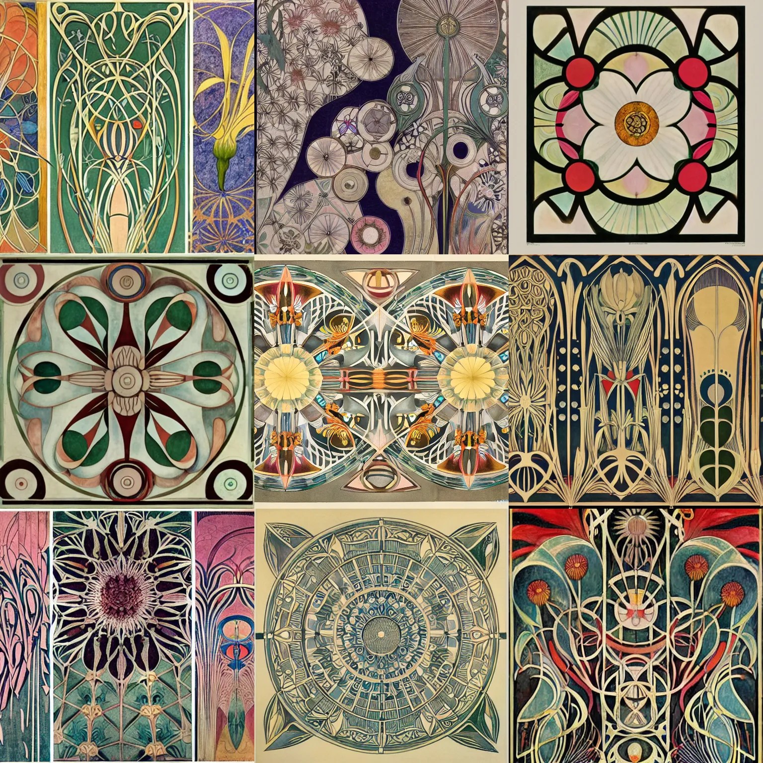 flower ( ( ( art deco ) ) ) ( ( art nouveau ) ) ( ( ( Stable