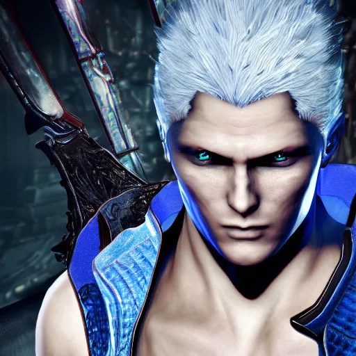 vergil from dmc 5 digital art Stable Diffusion OpenArt