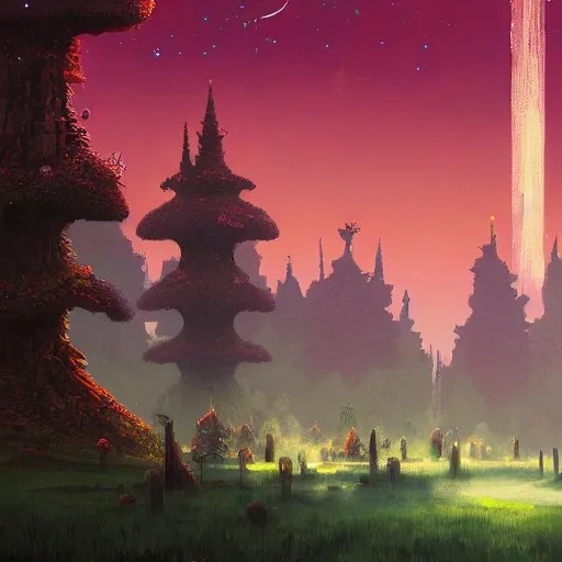 4k Forest Pylon from Terraria Game , Surrounded deep Stable Diffusion