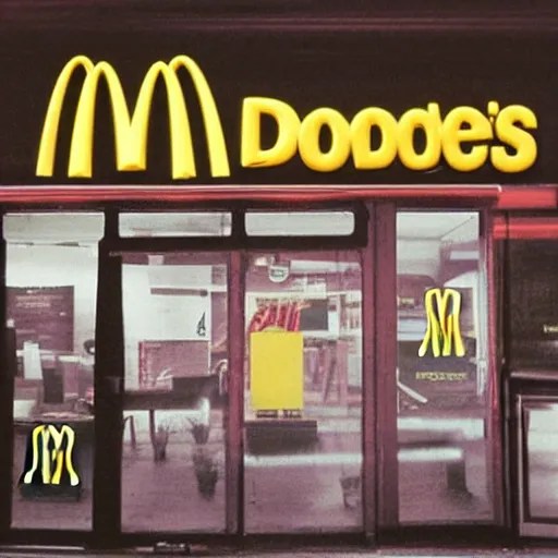 mcdonalds in the backrooms, horror, weirdcore, Stable Diffusion