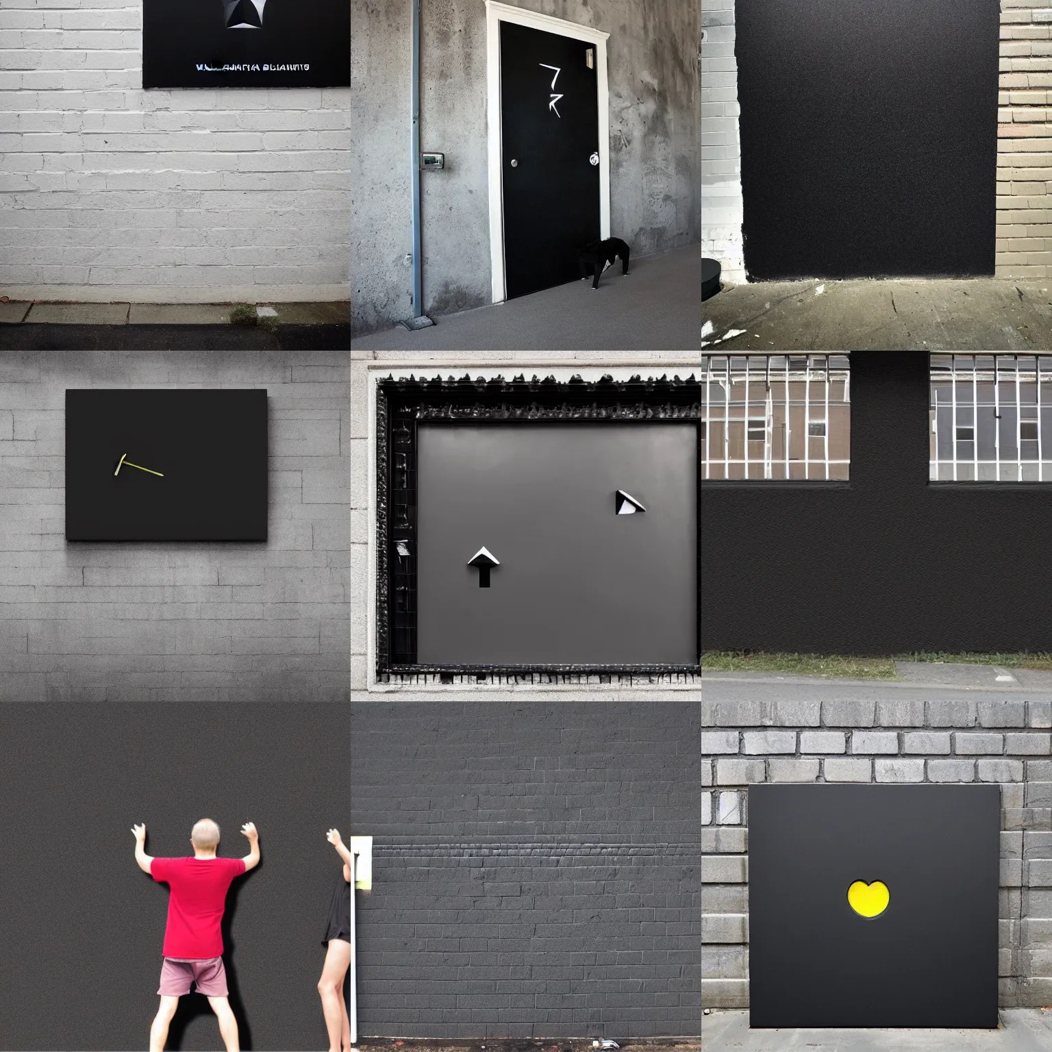 wall painted vantablack Stable Diffusion OpenArt