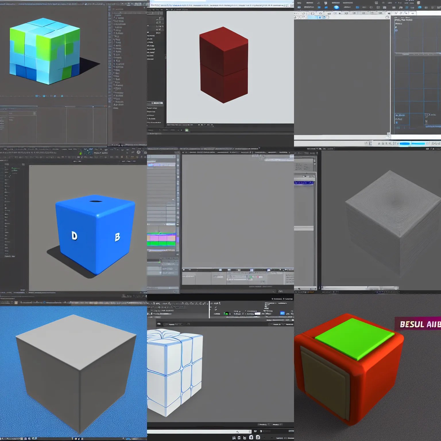 screenshot of blender 3d software Stable Diffusion OpenArt