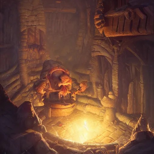 the vat, by justin gerard and greg rutkowski, digital Stable