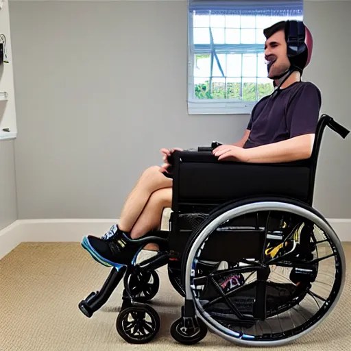 gaming wheelchair, product image Stable Diffusion OpenArt