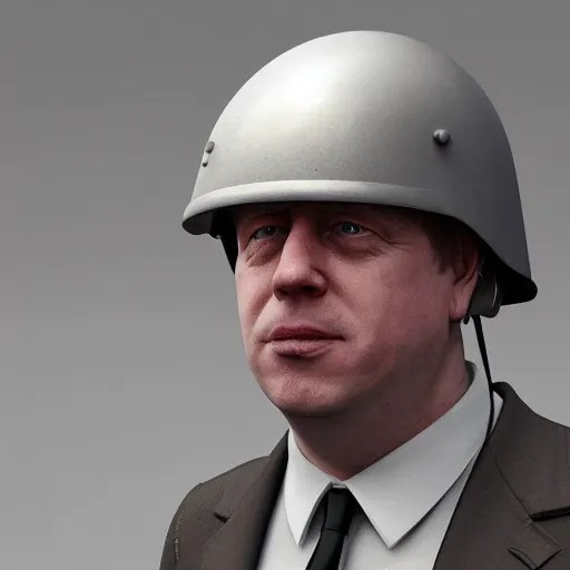 boris johnson with military helmet on in kyiv, Stable Diffusion OpenArt