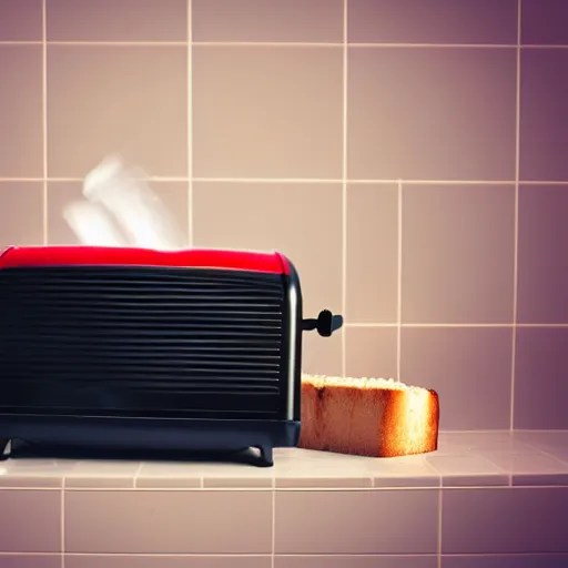 toaster on the bathtub, sad, alcohol nearby, picture Stable Diffusion