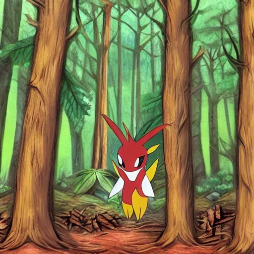 a forest pokemon Stable Diffusion OpenArt