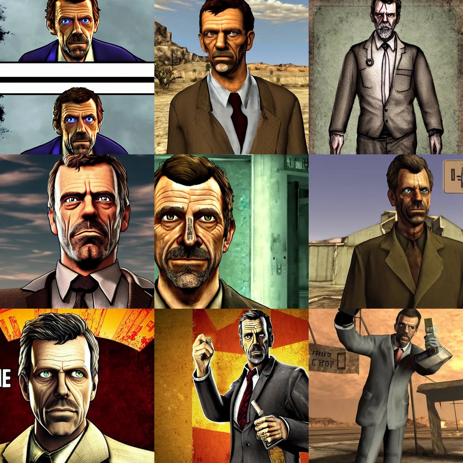 dr house as mr house in fallout new vegas Stable Diffusion