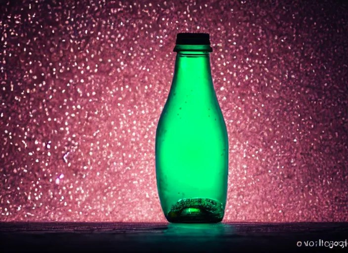 dslr food photograph of a bottle of nuka cola with a Stable Diffusion