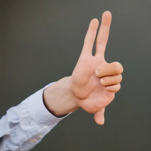 a man holding up 3 fingers Stable Diffusion OpenArt