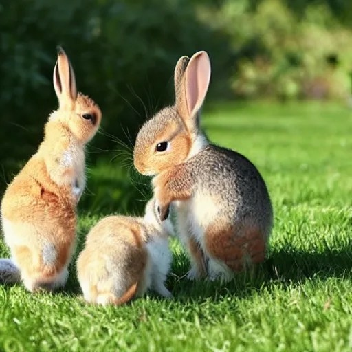 baby Rabbits playing together Stable Diffusion OpenArt