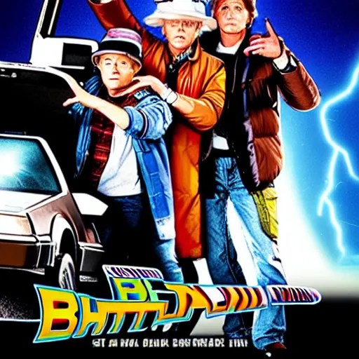 the movie poster for back to the future 4 Stable Diffusion OpenArt