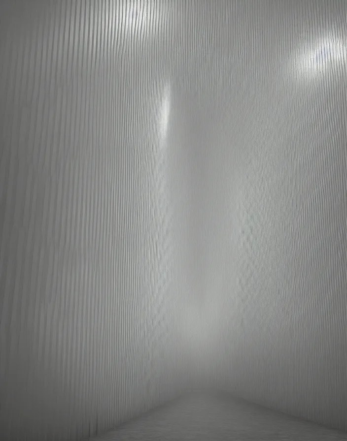 a infinite wall of mirrors translucent, invisible. Stable Diffusion