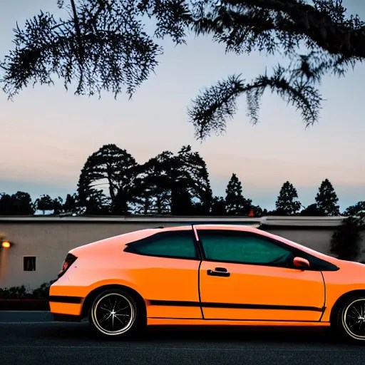 a photo of a Honda Civic with anime decals on it in Stable Diffusion OpenArt