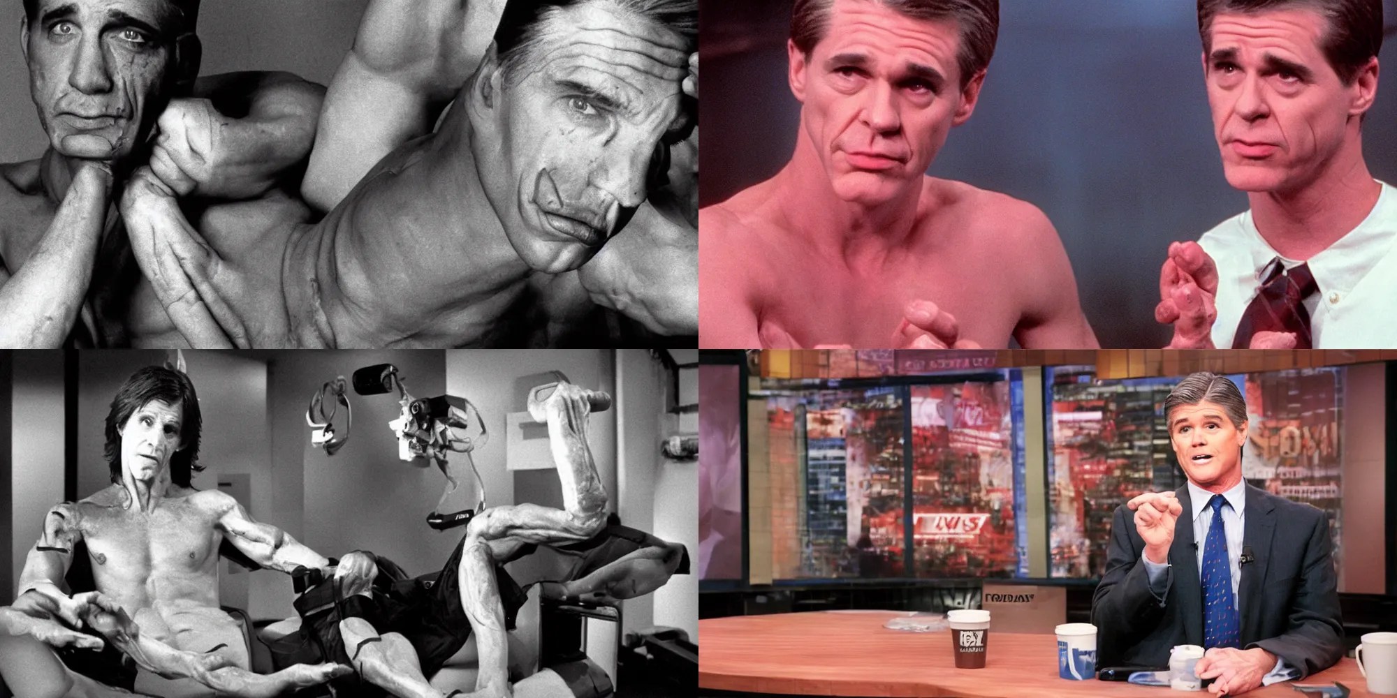 sean hannity body horror directed by david cronenberg, Stable