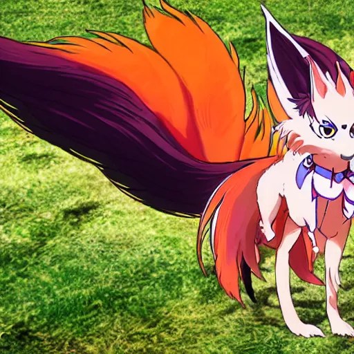 ahri the nine tailed fox from uma musume, official Stable Diffusion