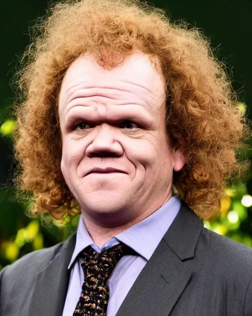 john c. reilly wearing a wig made of cauliflower Stable Diffusion