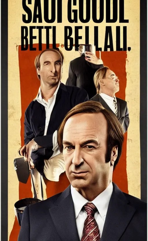 saul goodman, poster of better call saul, vintage Stable Diffusion