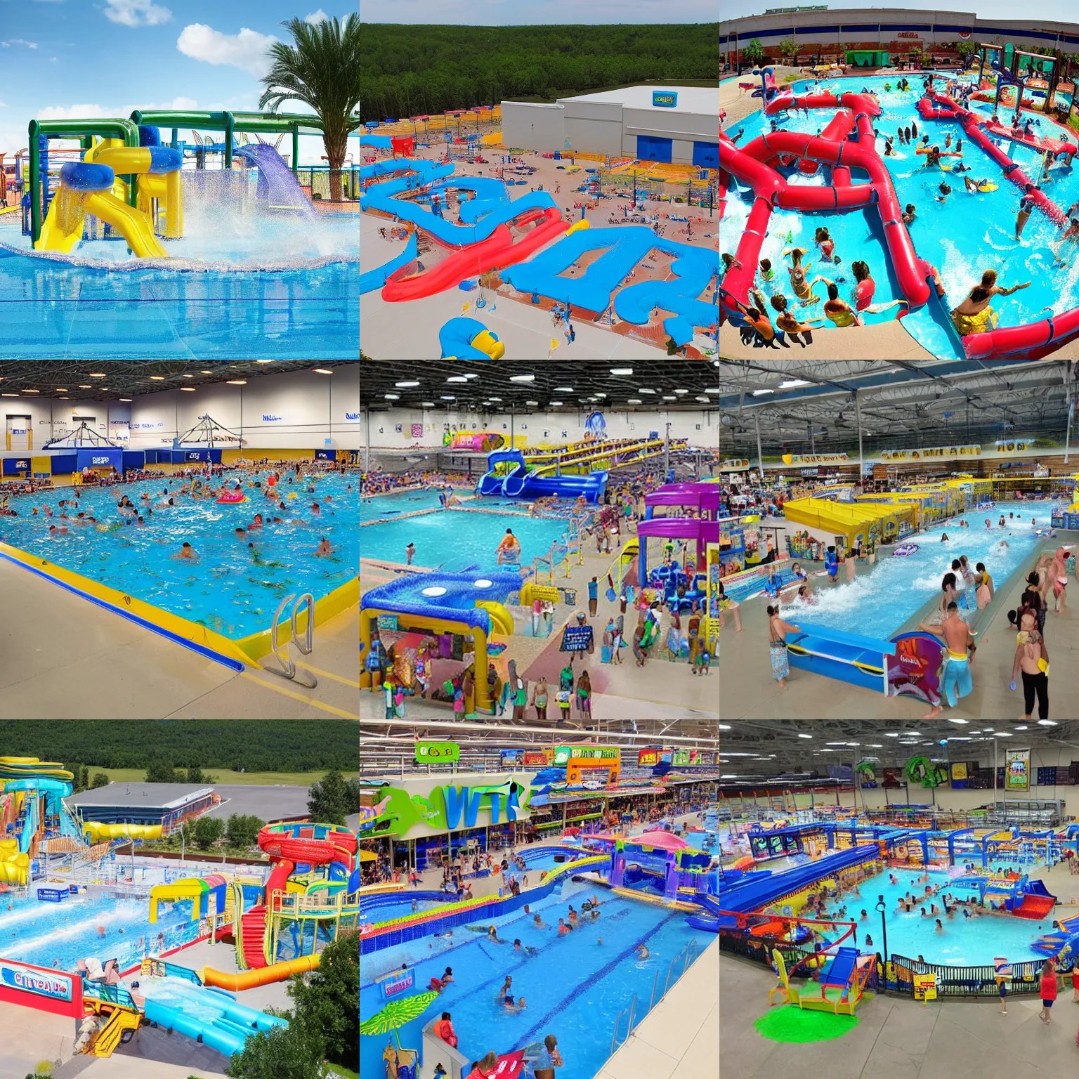 Walmart water park Stable Diffusion OpenArt