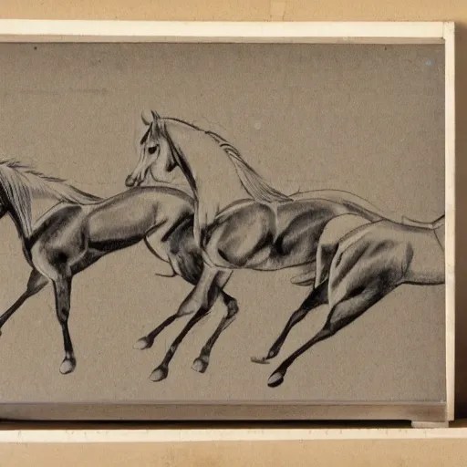 an animation of a horse running frame by frame, Stable Diffusion