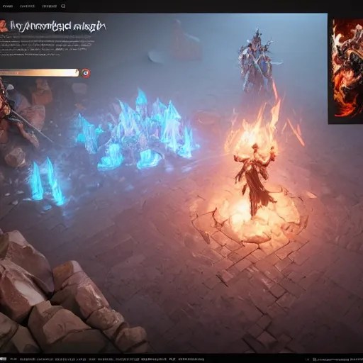 diablo immortal in unreal engine 5, au naturel, hyper | Stable Diffusion