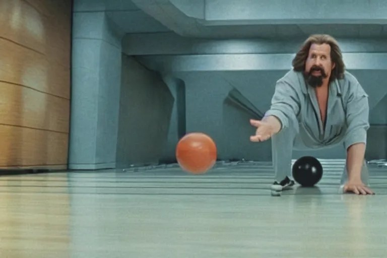 “the big Lebowski levitating a bowling ball up off the Stable