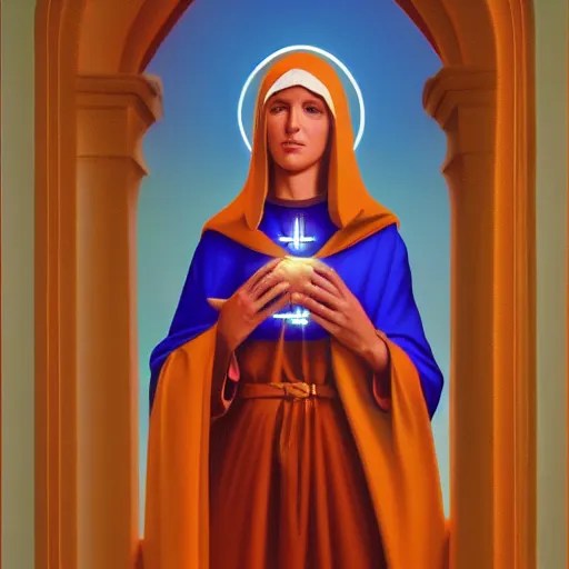 holy catholic female saint by Greg Hildebrandt Stable Diffusion OpenArt