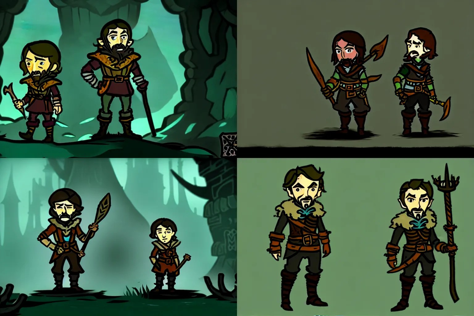 Fantasy adventurer in the style of a morel orel Stable Diffusion