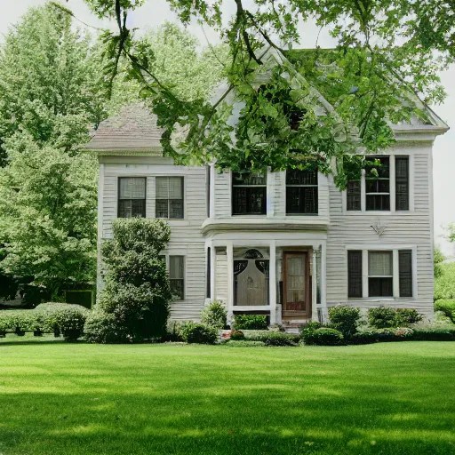 house in wheaton, il. photographed with leica summilux Stable