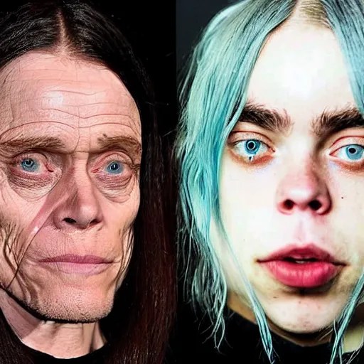 willem dafoe and billie eilish have a daughter Stable Diffusion