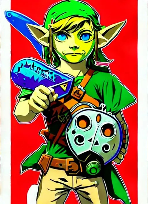 majoras mask link!! from the legend of zelda!! Stable Diffusion OpenArt
