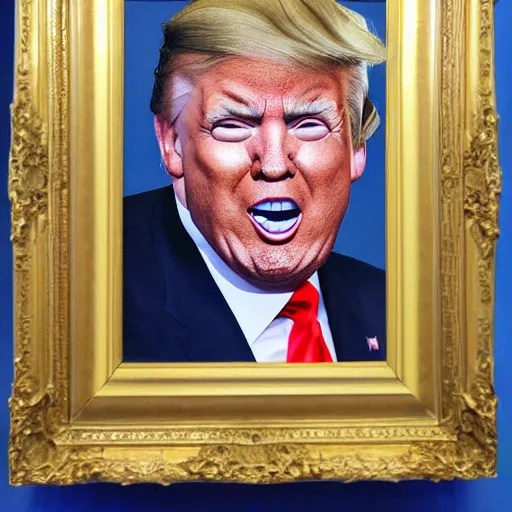 donald trump paint huffer guy ( patrick tribett ) Stable Diffusion