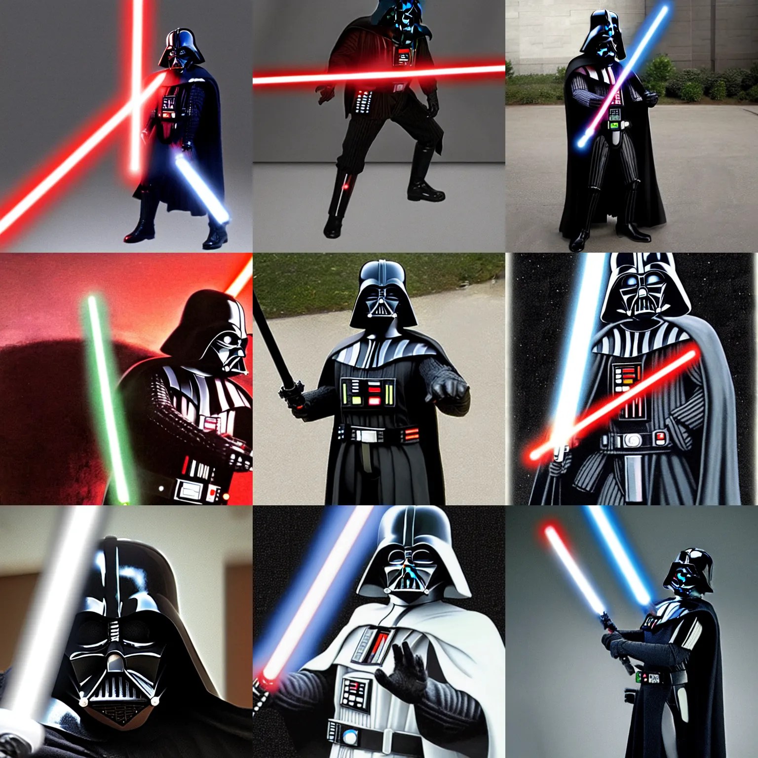darth vader aims his lightsaber at you Stable Diffusion OpenArt