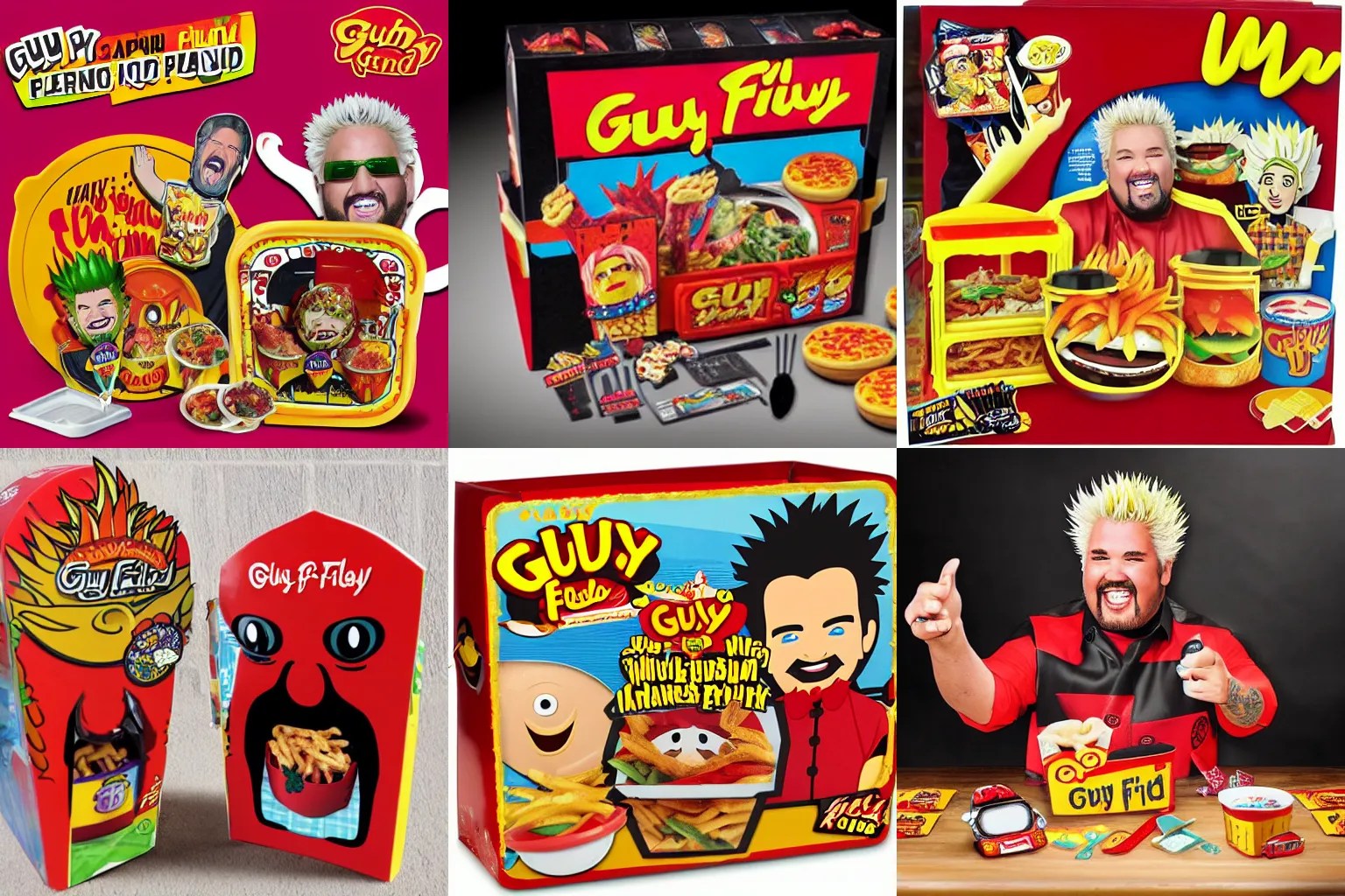 Guy Fieri happy meal play set Stable Diffusion OpenArt