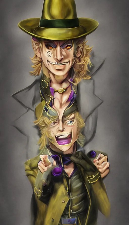 gyro zeppeli, jojo's bizarre adventure, official art, Stable