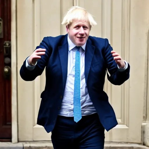 photo of Boris Johnson dancing Stable Diffusion