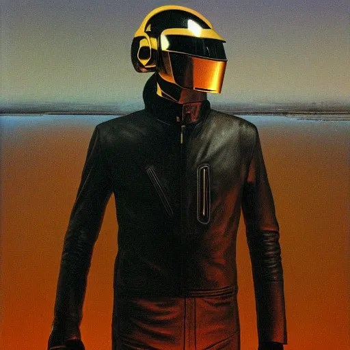 album art beautiful portrait of daft punk's electroma, Stable