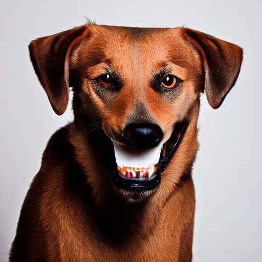dog with human teeth Stable Diffusion OpenArt