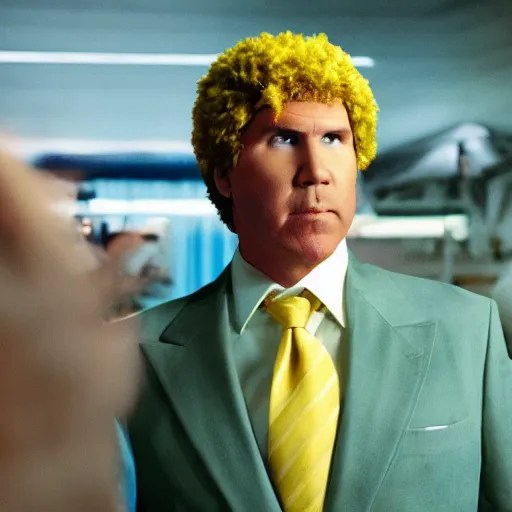 will ferrell starring as banana man, movie promo Stable Diffusion