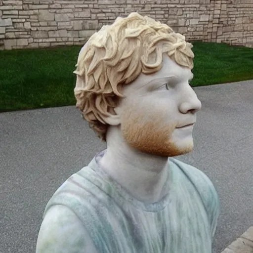 dream Marble statue of Ed sheeran, ultrarealistic Stable Diffusion OpenArt