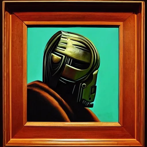 beautiful lifelike painting of mf doom remembers his Stable Diffusion
