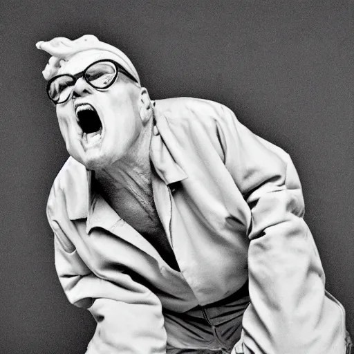 vanilla ice as an old man yelling at a cloud, grandpa Stable