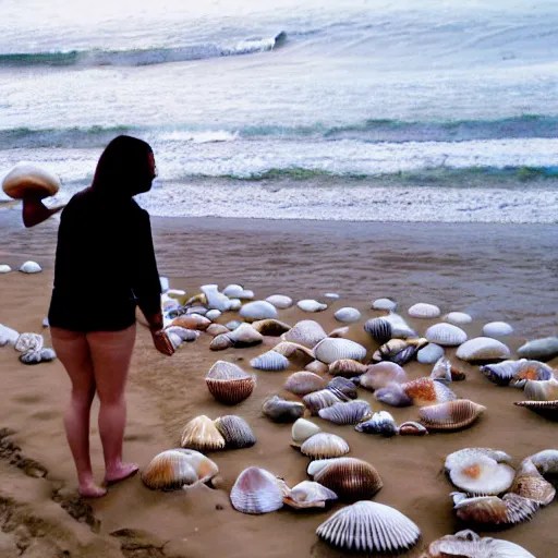 shelly sells seashells by the seashore Stable Diffusion OpenArt
